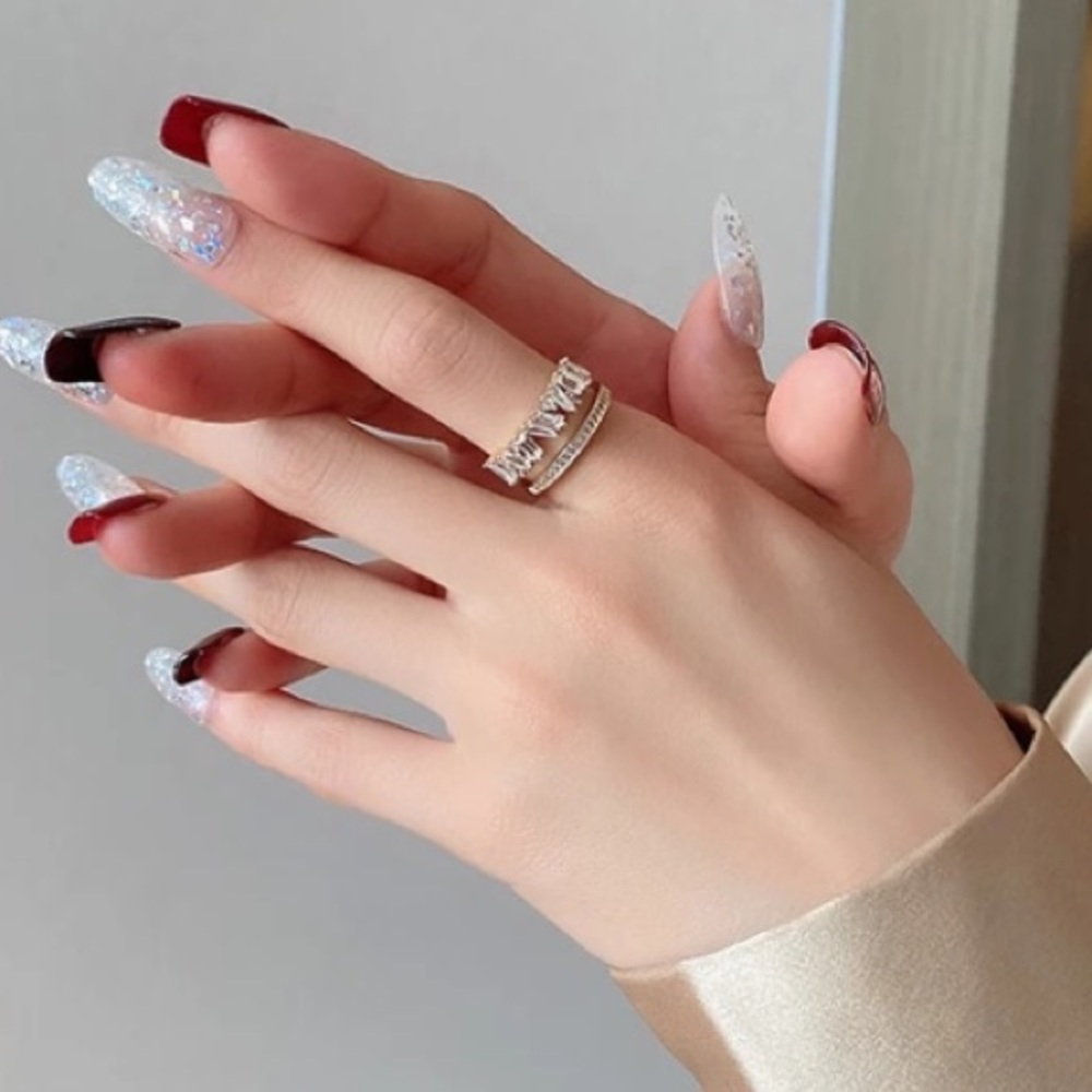 🟨Insta double layer ring - Picture 2 of 5